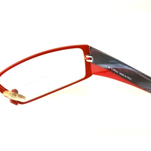 ETRO Eyeglasses Frame MOD VE H72 Red with Black Unisex Size 55/15/145 - Picture 5 of 8